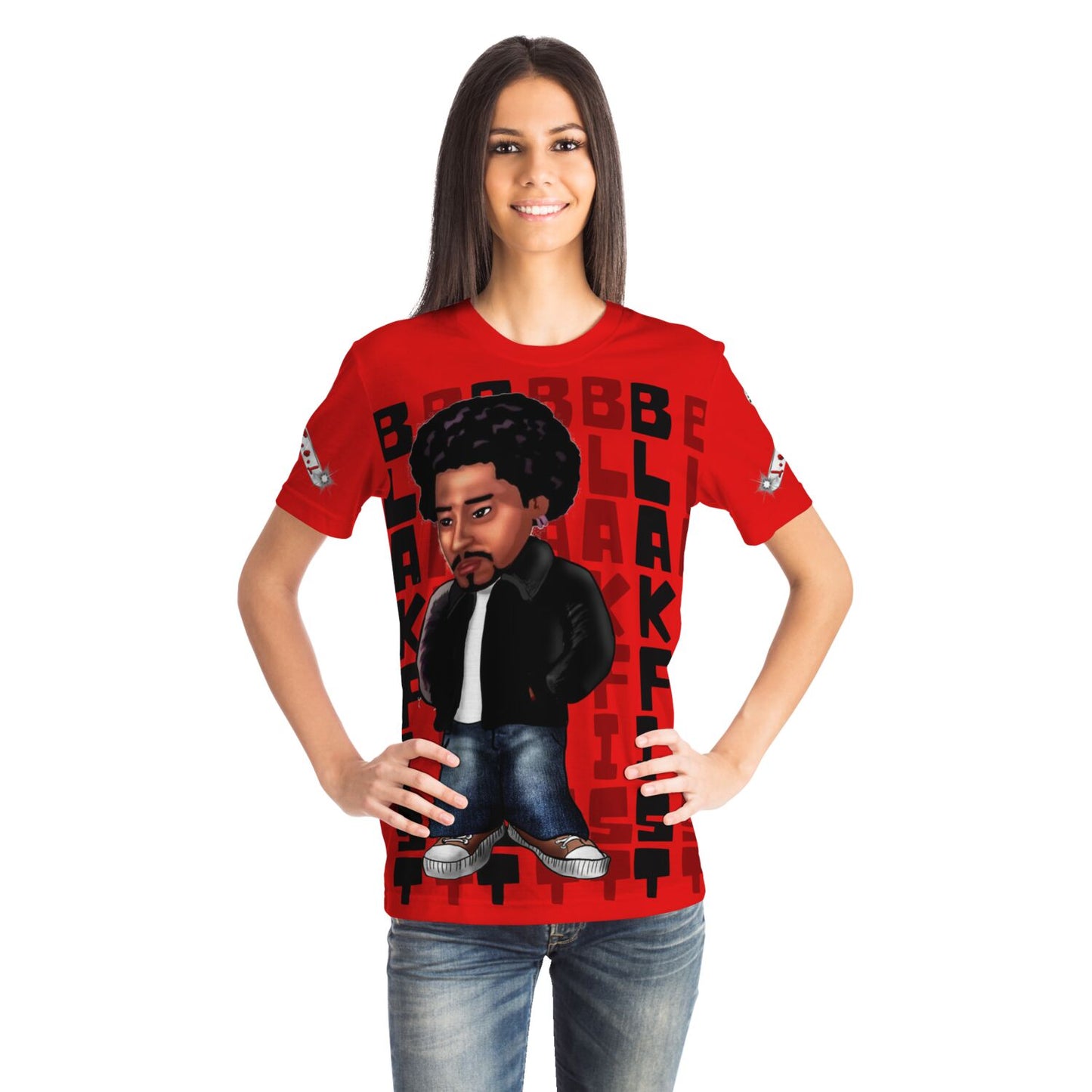 R.E.B.E.L. BLAK 7 NAMES Fashion Tee copy