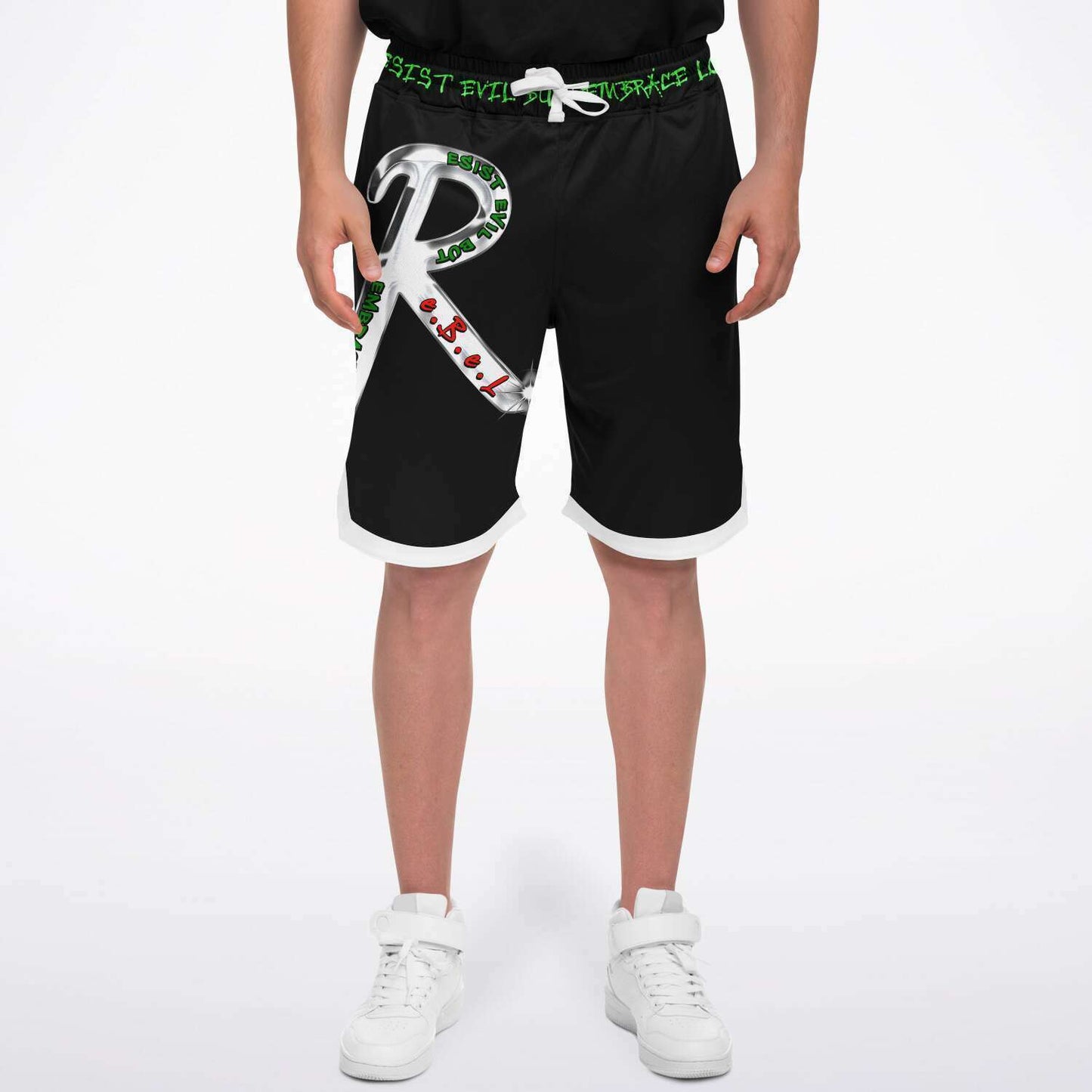 R.e.B.e.L. BBall Shorts - BLACK
