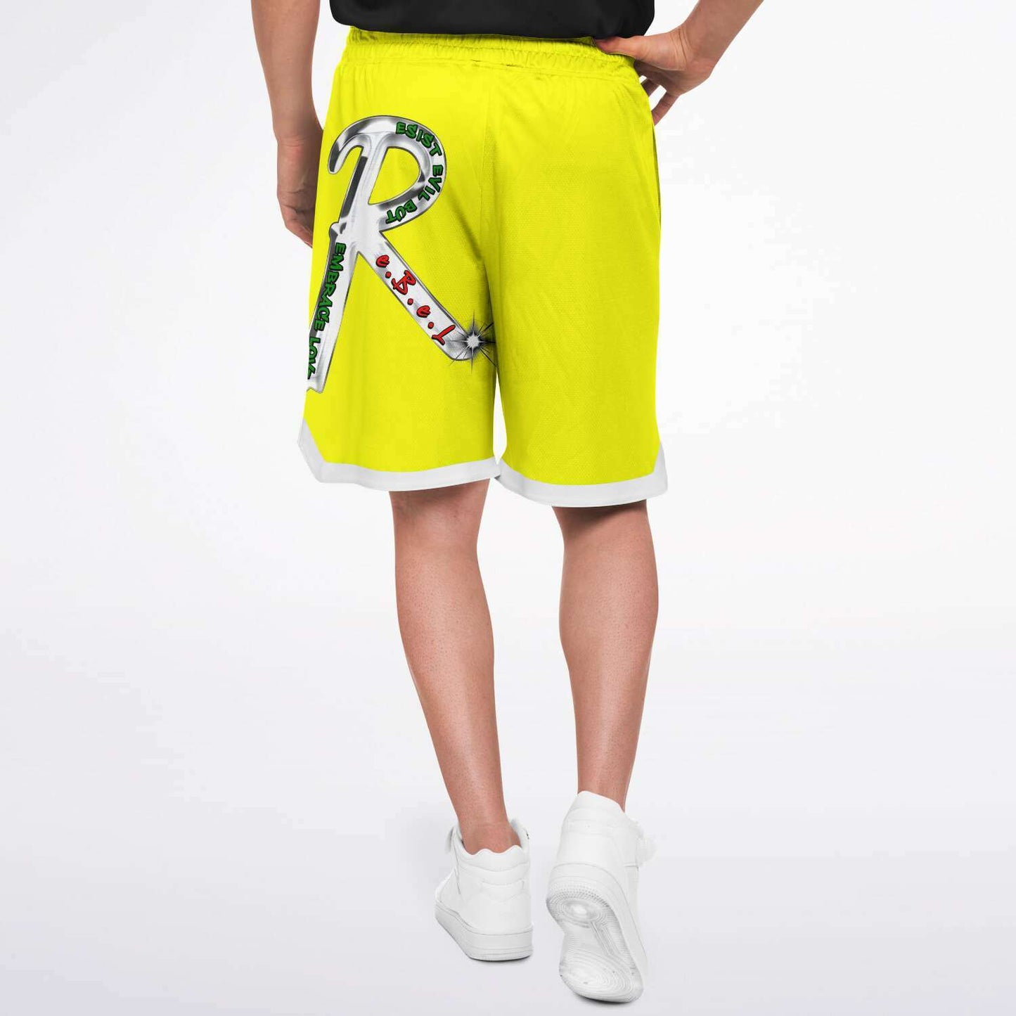 R.e.B.e.L. B-Ball Shorts - YELLOW