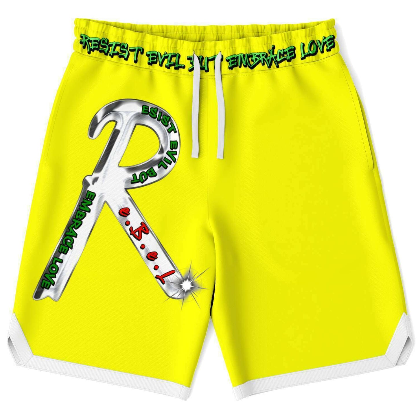 R.e.B.e.L. B-Ball Shorts - YELLOW