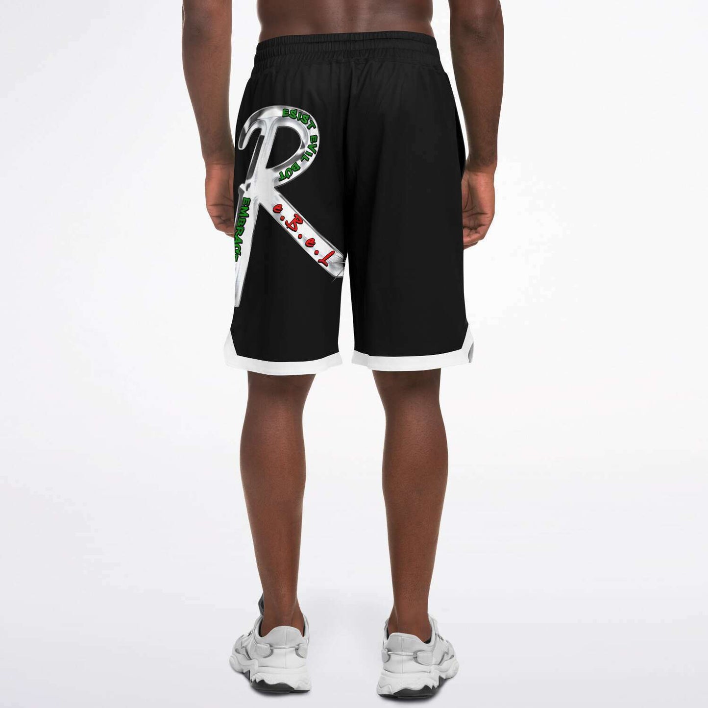 R.e.B.e.L. BBall Shorts - BLACK