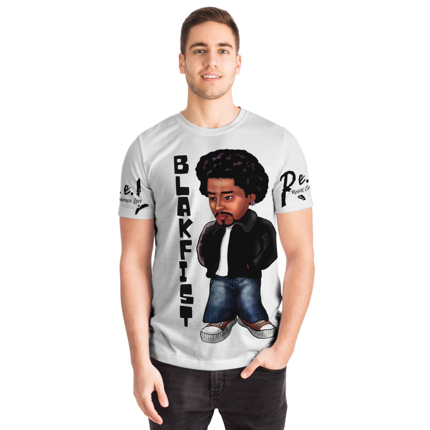 R.E.B.E.L. BLAK Fashion Tee copy