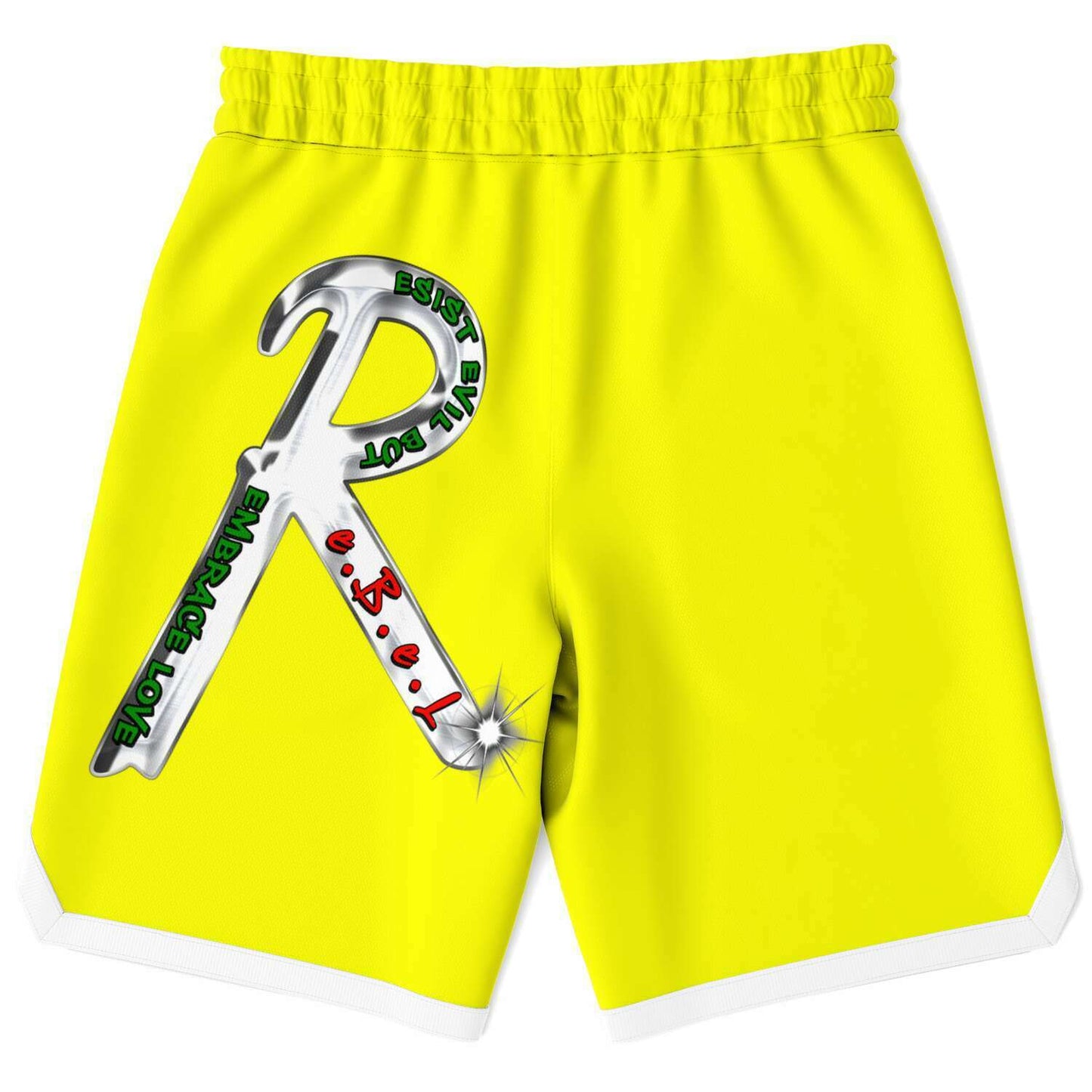 R.e.B.e.L. B-Ball Shorts - YELLOW