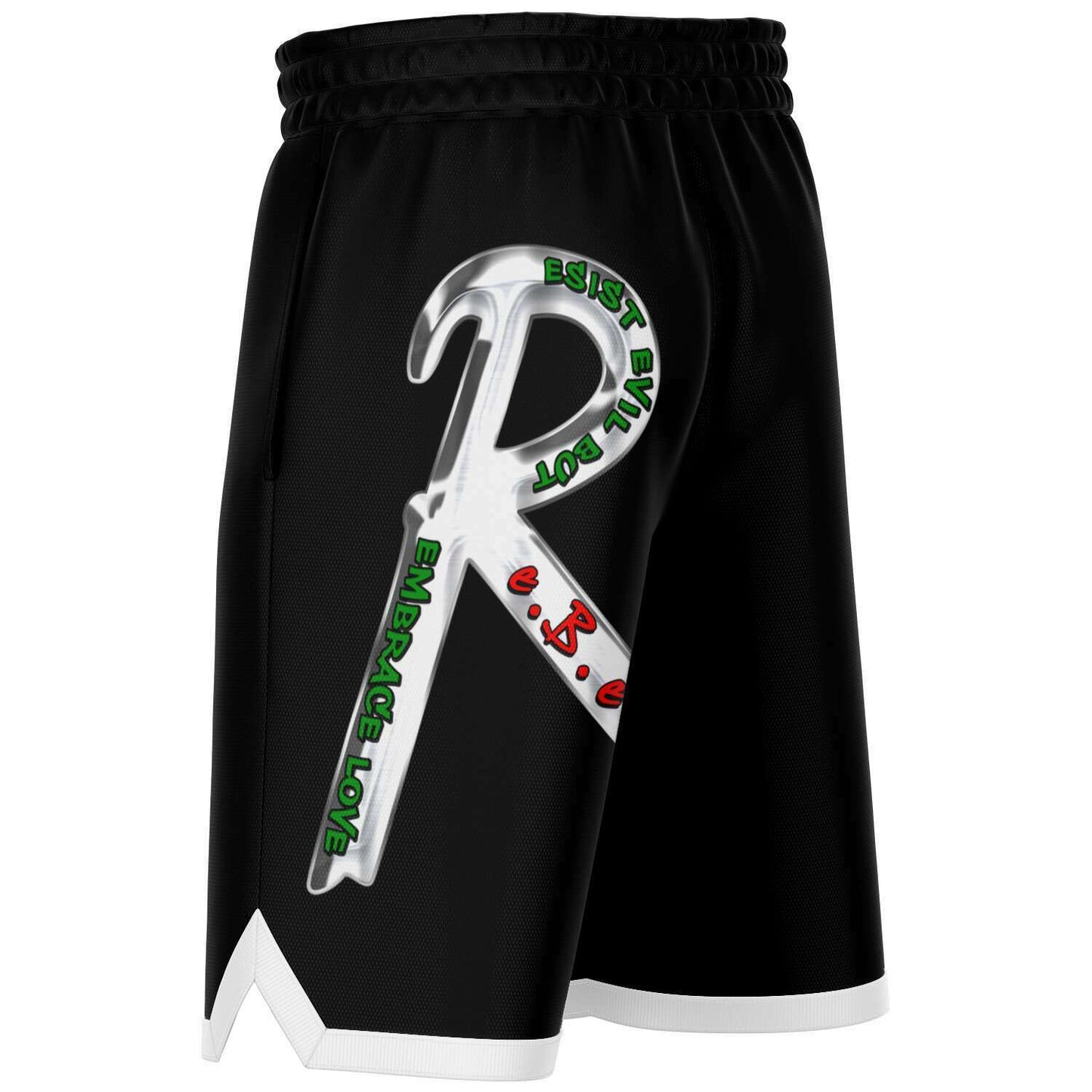 R.e.B.e.L. BBall Shorts - BLACK