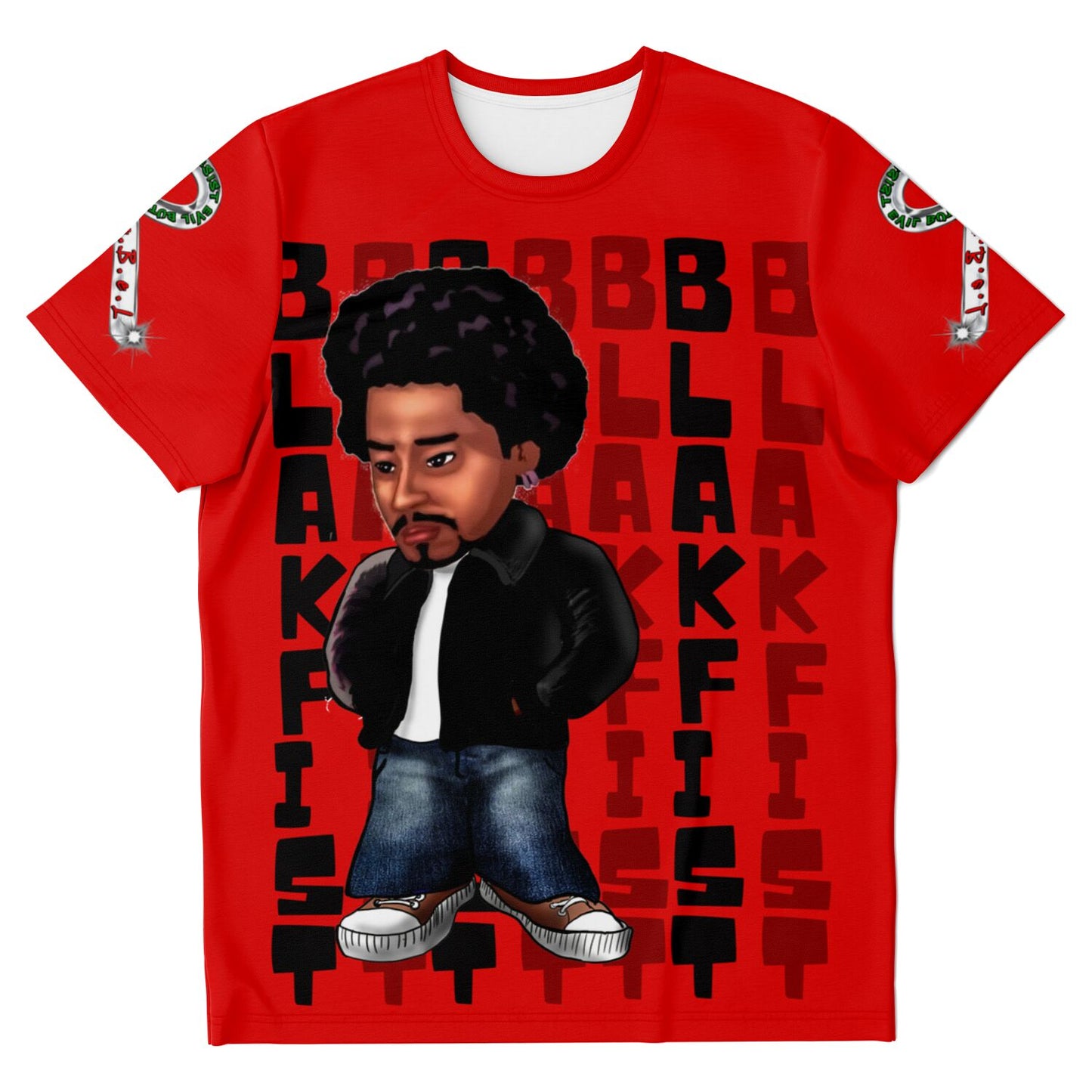 R.E.B.E.L. BLAK 7 NAMES Fashion Tee copy