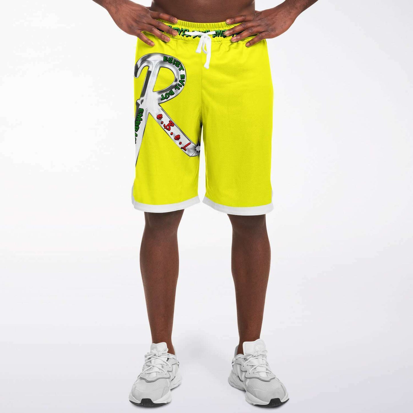 R.e.B.e.L. B-Ball Shorts - YELLOW