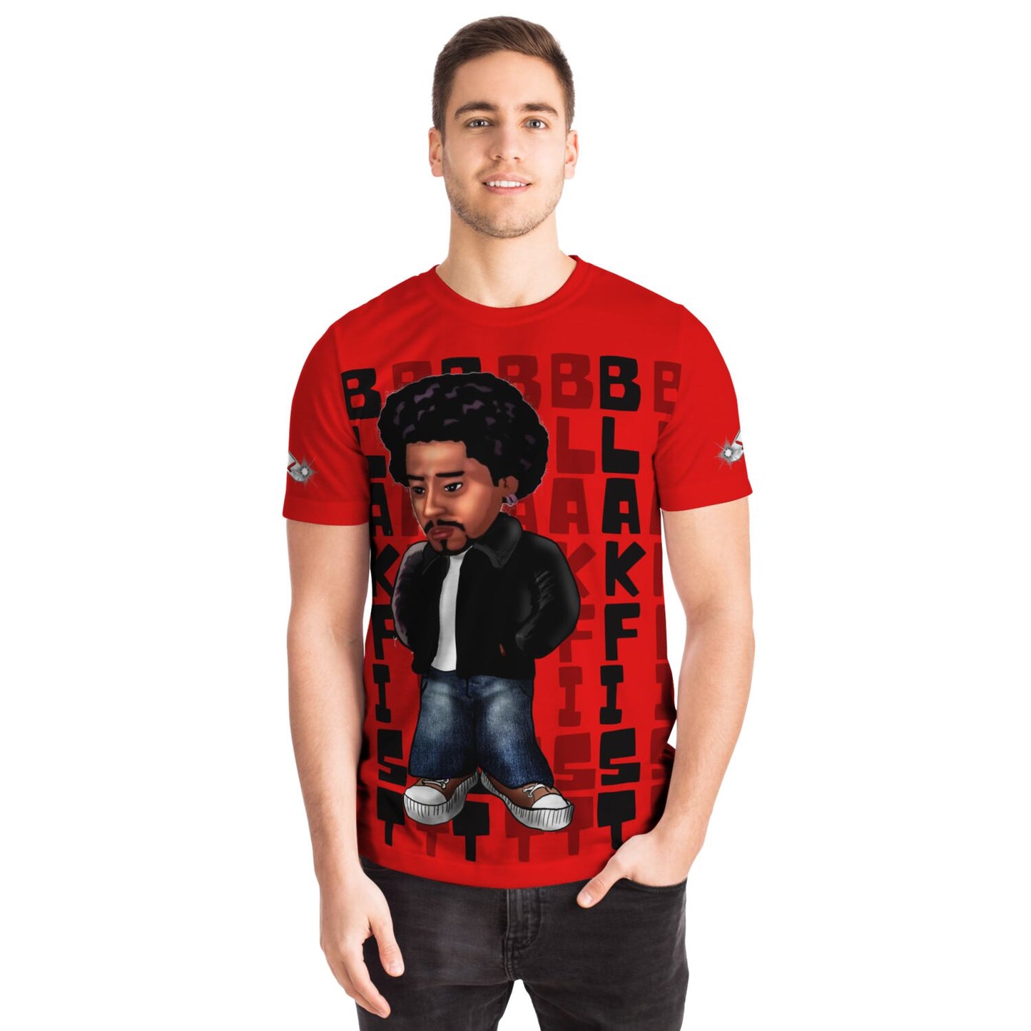 R.E.B.E.L. BLAK 7 NAMES Fashion Tee copy