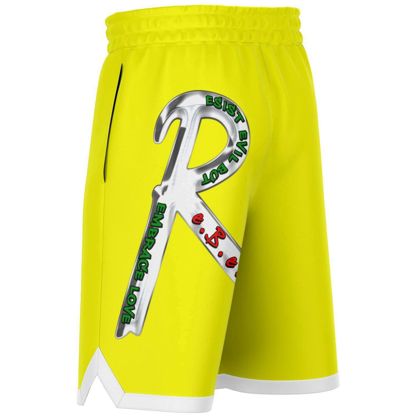 R.e.B.e.L. B-Ball Shorts - YELLOW