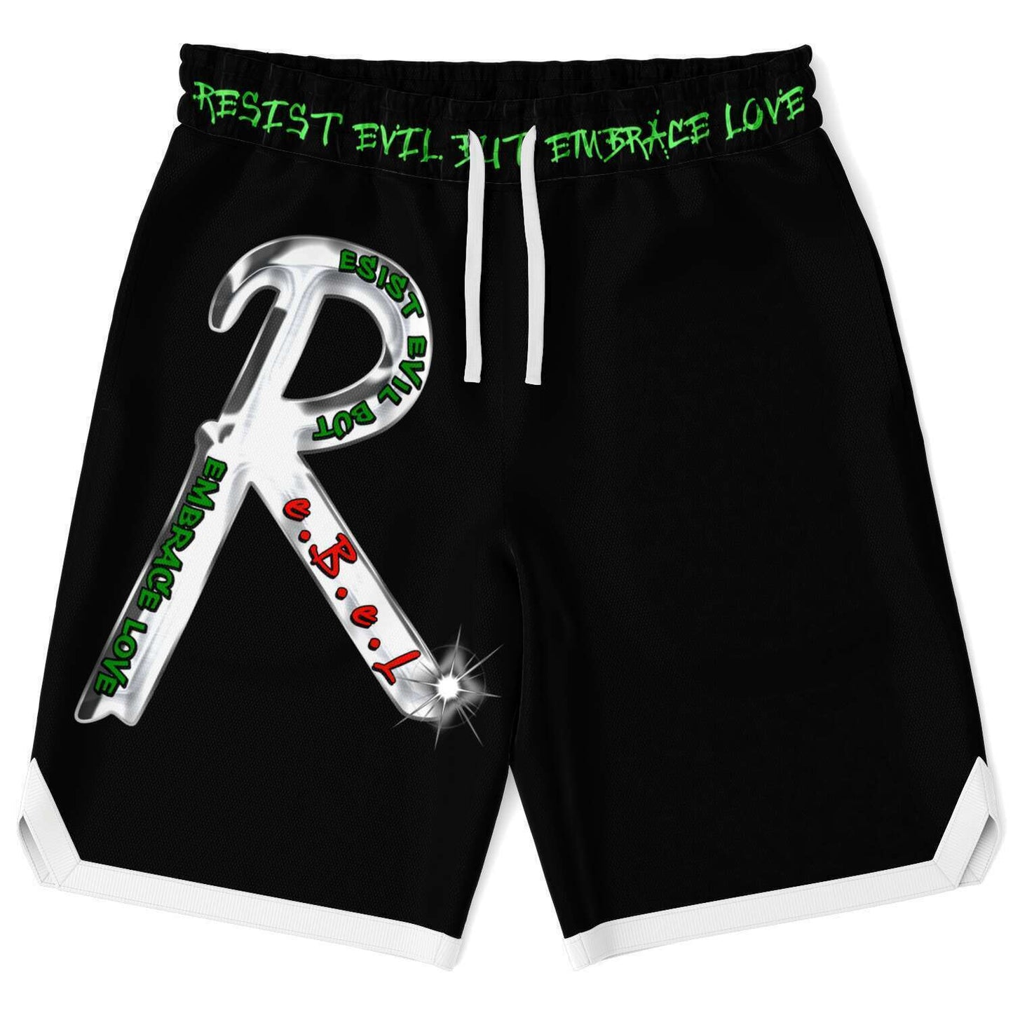 R.e.B.e.L. BBall Shorts - BLACK