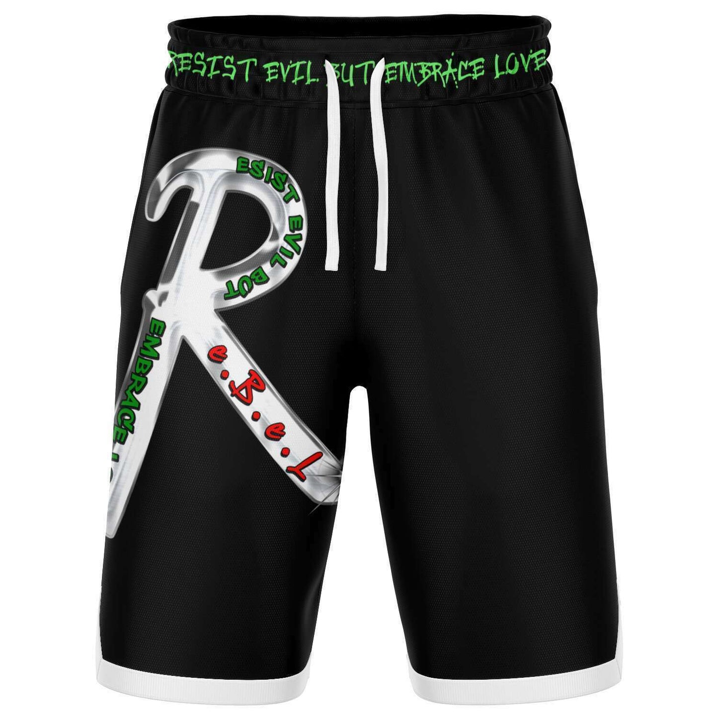 R.e.B.e.L. BBall Shorts - BLACK