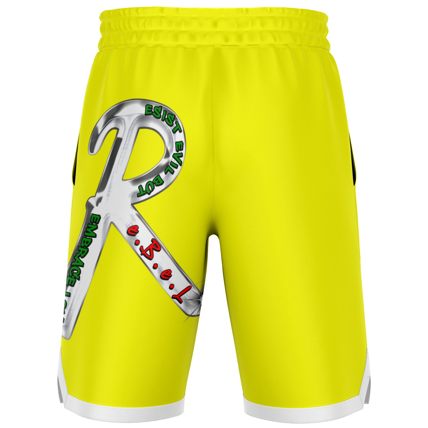 R.e.B.e.L. B-Ball Shorts - YELLOW
